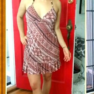 Guess halter pattern dress wm sm